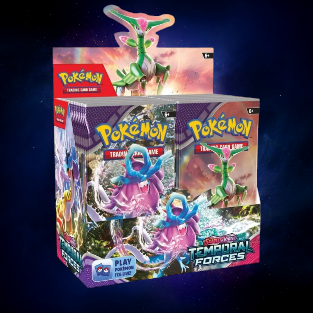 booster box pokemon temporal forces Pokémon TCG Temporal Forces Booster Box – Top Knotch'd Gaming & Collectibles