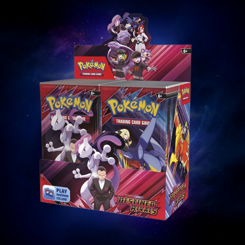 Pokémon Destined Rivals Booster Box with or without Acrylic Case