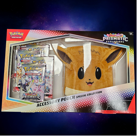 Pokémon TCG Prismatic Evolutions Accessory Pouch Special Collections