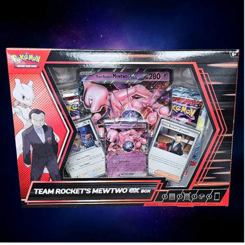 Pokémon TCG Team Rocket's Mewtwo ex Box