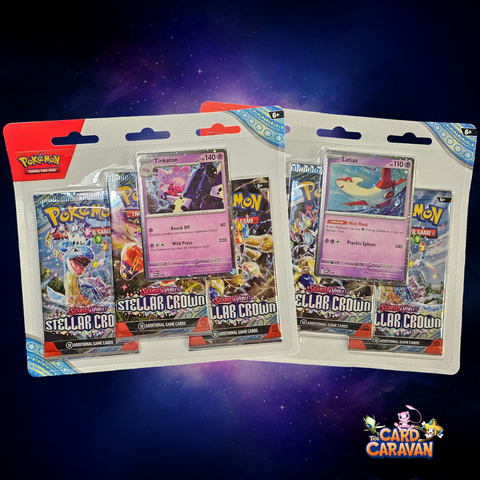 Pokémon Stellar Crown 3 pack blister pack