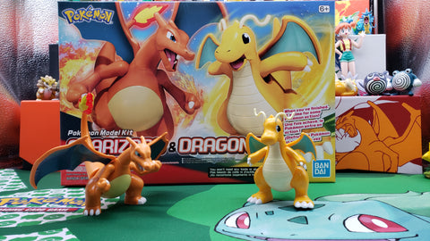 Charizard and Dragonite Pokemon Figure Kit